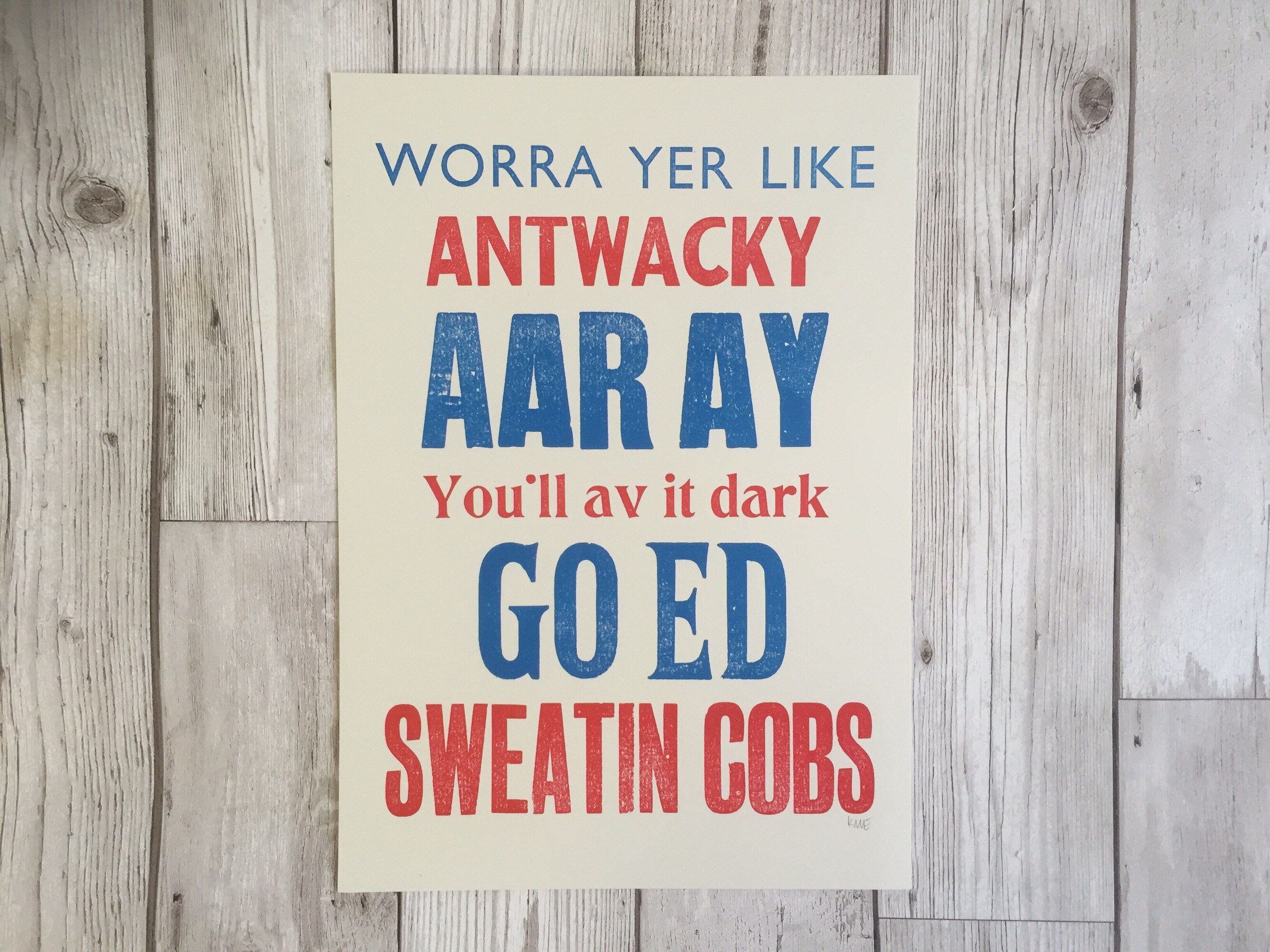 Liverpool Print Worra Yer Like Scouse Sayings Scouse Etsy