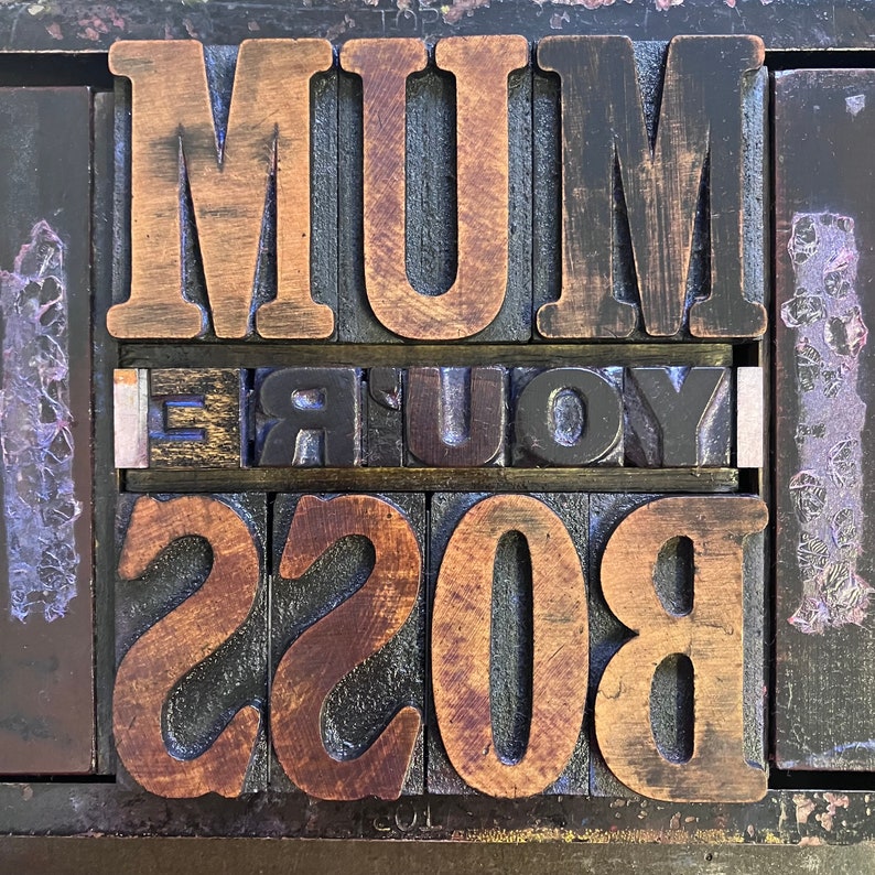 Mum You're Boss Liverpool Card Scouse Card Birthday Card Letterpress card Card for Scouser Card for Mum Mothers Day card image 7