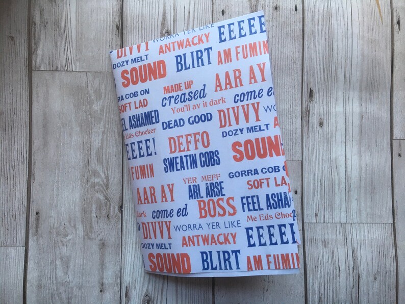 Liverpool Wrapping Paper / Scouse Wrapping Paper/christmas / Etsy