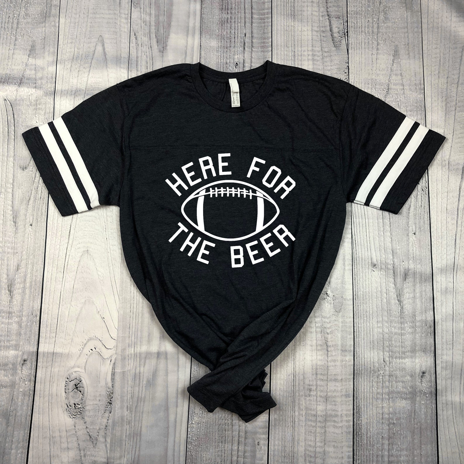 Here for the Beer Unisex Jersey Tee Football Shirt Etsy
