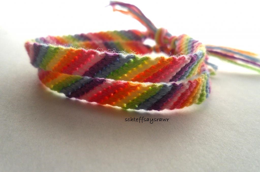 Bracelets Net Arrowhead Rainbow String Bracelet Patterns Unisex