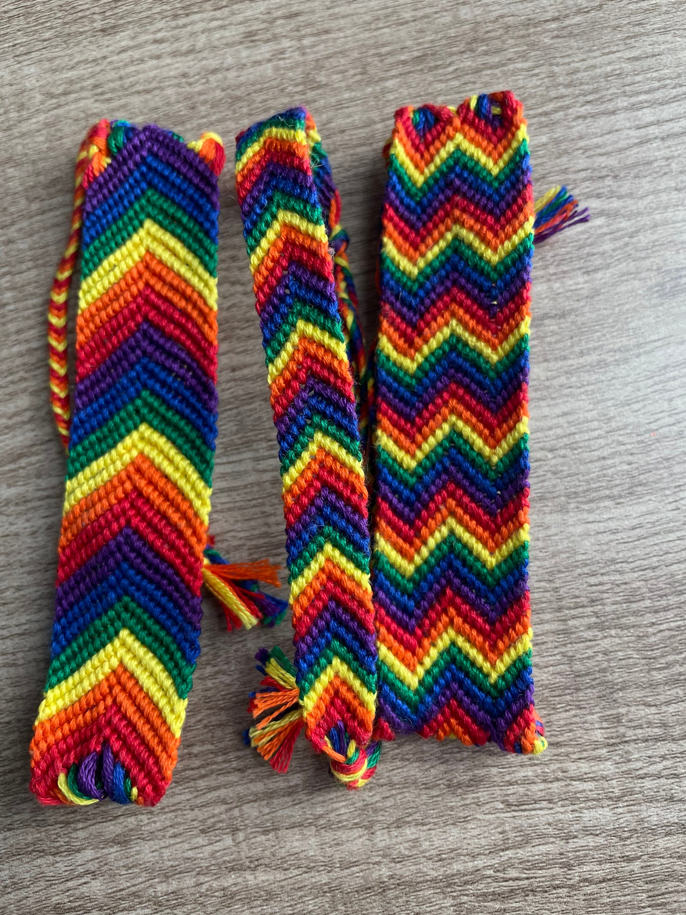 Rainbow cheap chevron bracelet