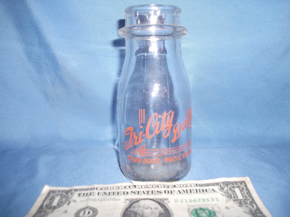 Vintage TriCity Dairy demi pinte Durand Wi livraison Etsy