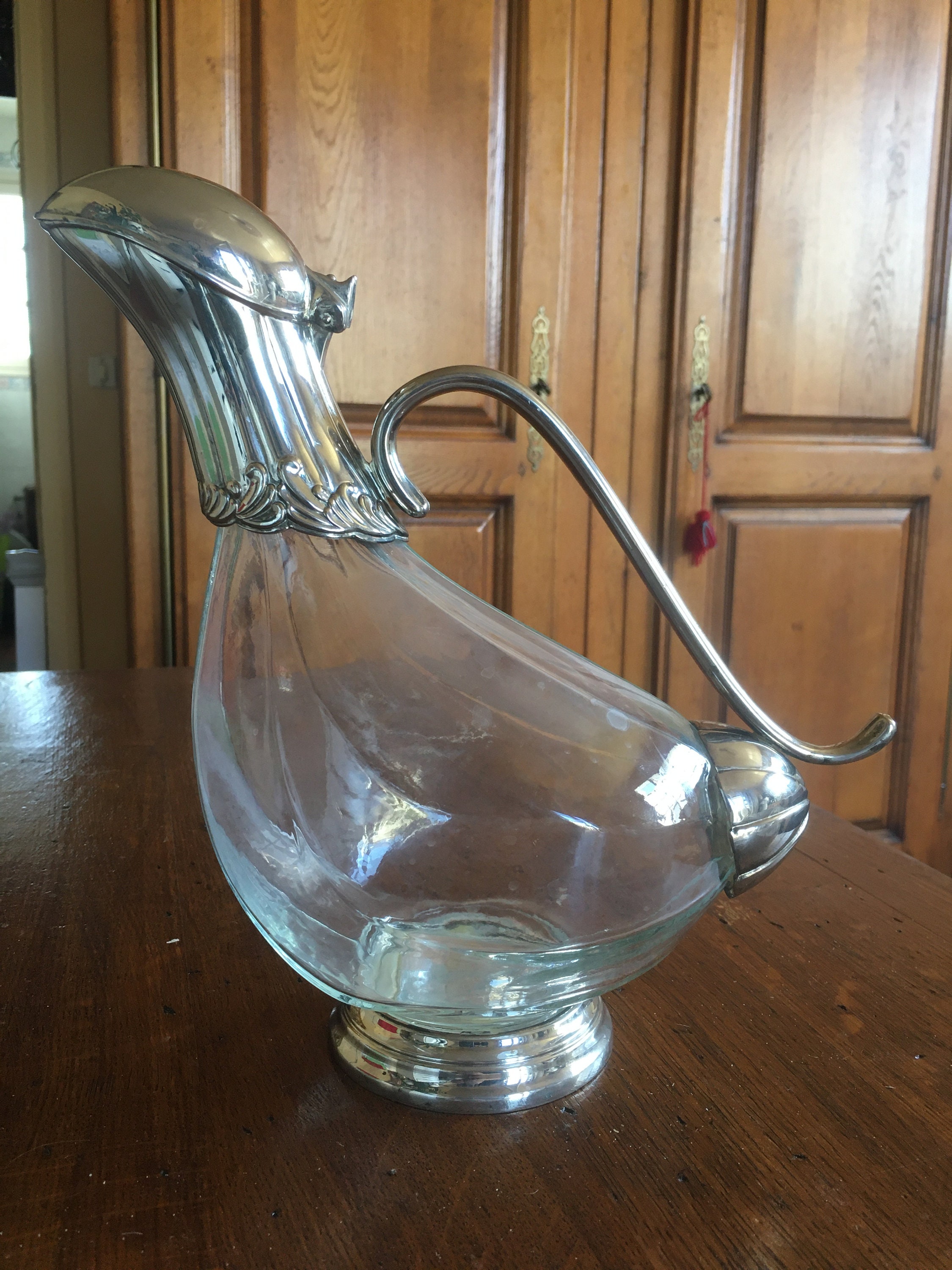 Décanteur de Vin Carafe A en Forme Canard Vintage