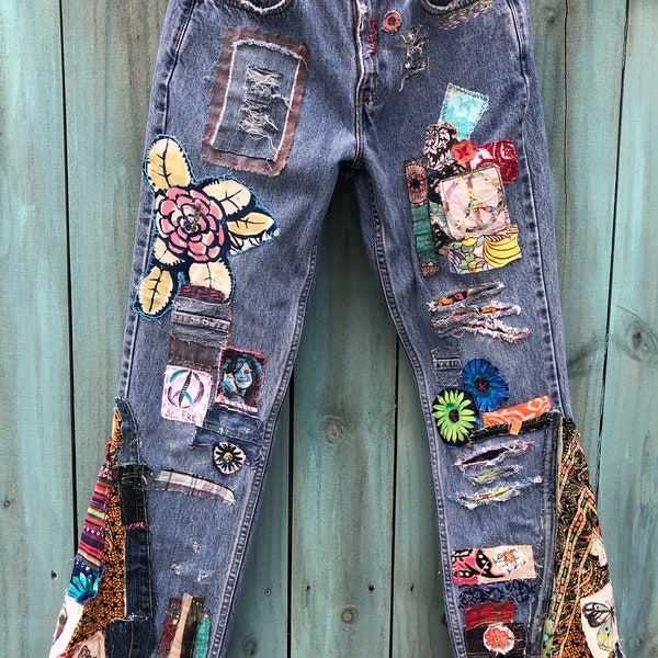Hippie Jeans - Etsy