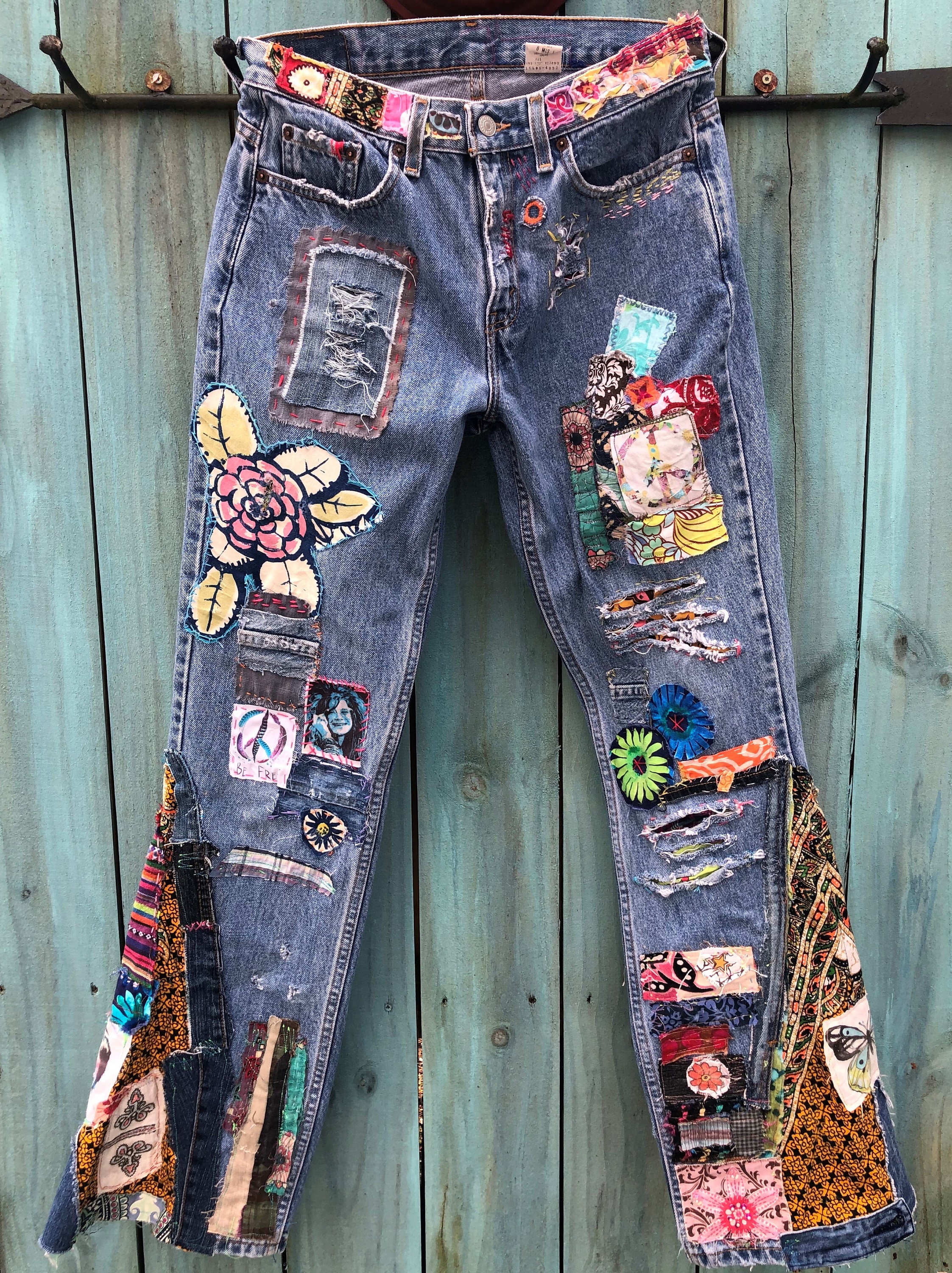 パンツ Eaphi PATCH WORK EMBROIDERY PANTS PATCH WORK EMBROIDERY PANTS