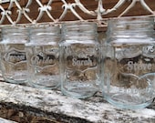 Custom Engraved Mason Jars (6 pack)