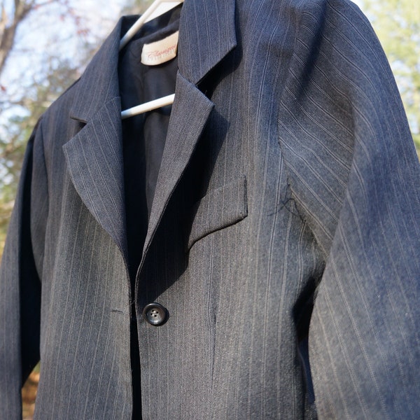 Blazer doublé vintage des années 90 - Blazer pour petit ami - Veste de bureau