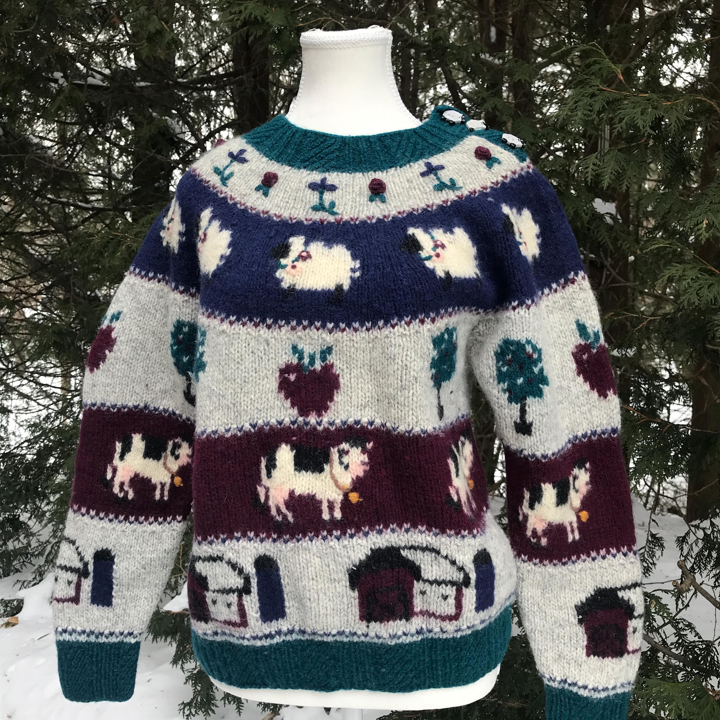 Woolrich Sweater 80s - Etsy Canada