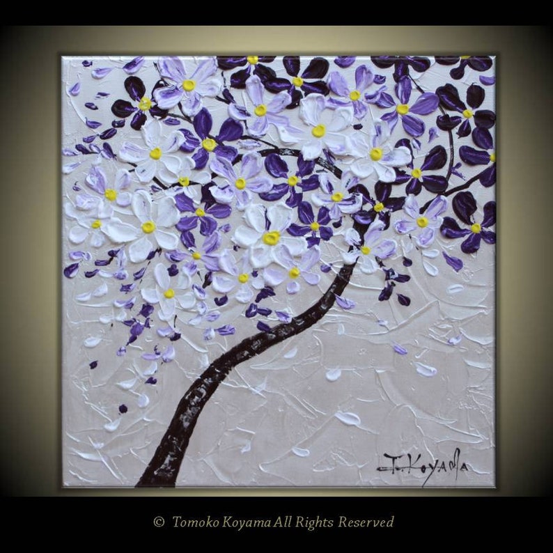 Original Modern Art Painting on Gallery Wrapped Canvas Home Etsy