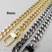 9mm COPPER Chain,Mini Bag Chain,Gold Purse Chain,Purse Replacement Chains,Purse Chain Strap, Chain Strap Purse,Finished Chain XM-165b