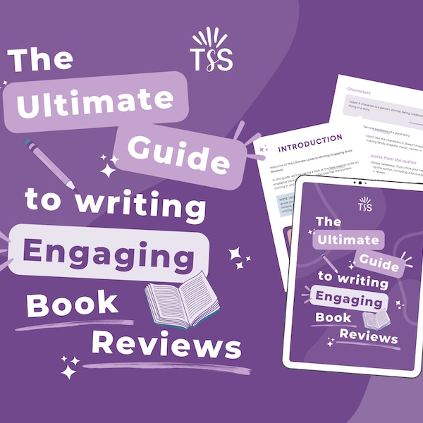 Ultimate Guide to Writing Engaging Book Reviews - Book Blogger eBook - How to Write Book Reviews For Your Blog - Bookstagram