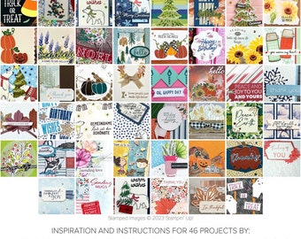 October 2023 Cardmaking Tutorial Bundle Stampin' Up! Cards and Papercrafting