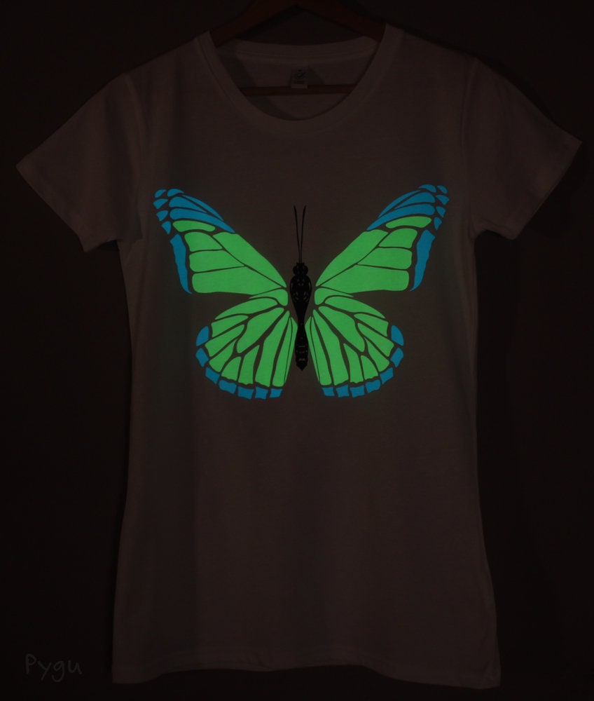 Butterfly Glow-in-the-dark Woman T 