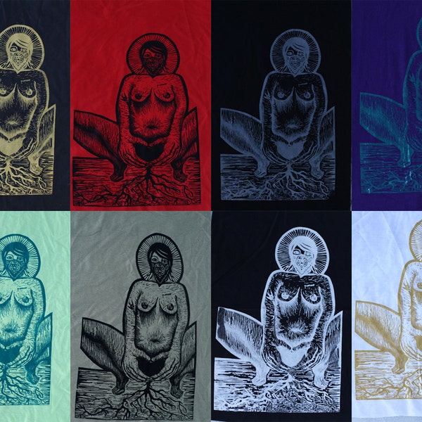 Large Pachamamita Screen-printed Patch