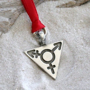 pewter transgender lgbt gay pride triangle christmas ornament and holiday decoration 306 - Gay Pride Christmas Decorations pewter transgender lgbt gay pride triangle christmas ornament and holiday decoration 306 - Gay Pride Christmas Decorations