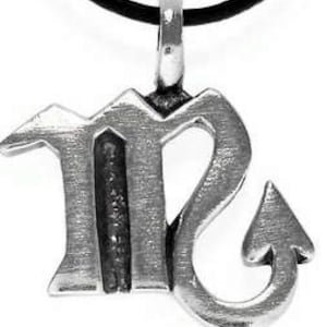 Pewter Scorpio &quot;The Scorpion&quot; Zodiac Astrology Sun Sign of October November Pendant (28D)