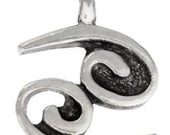 Pewter Cancer "The Crab" Zodiac Astrology Sun Sign of June July Pendant (27F)