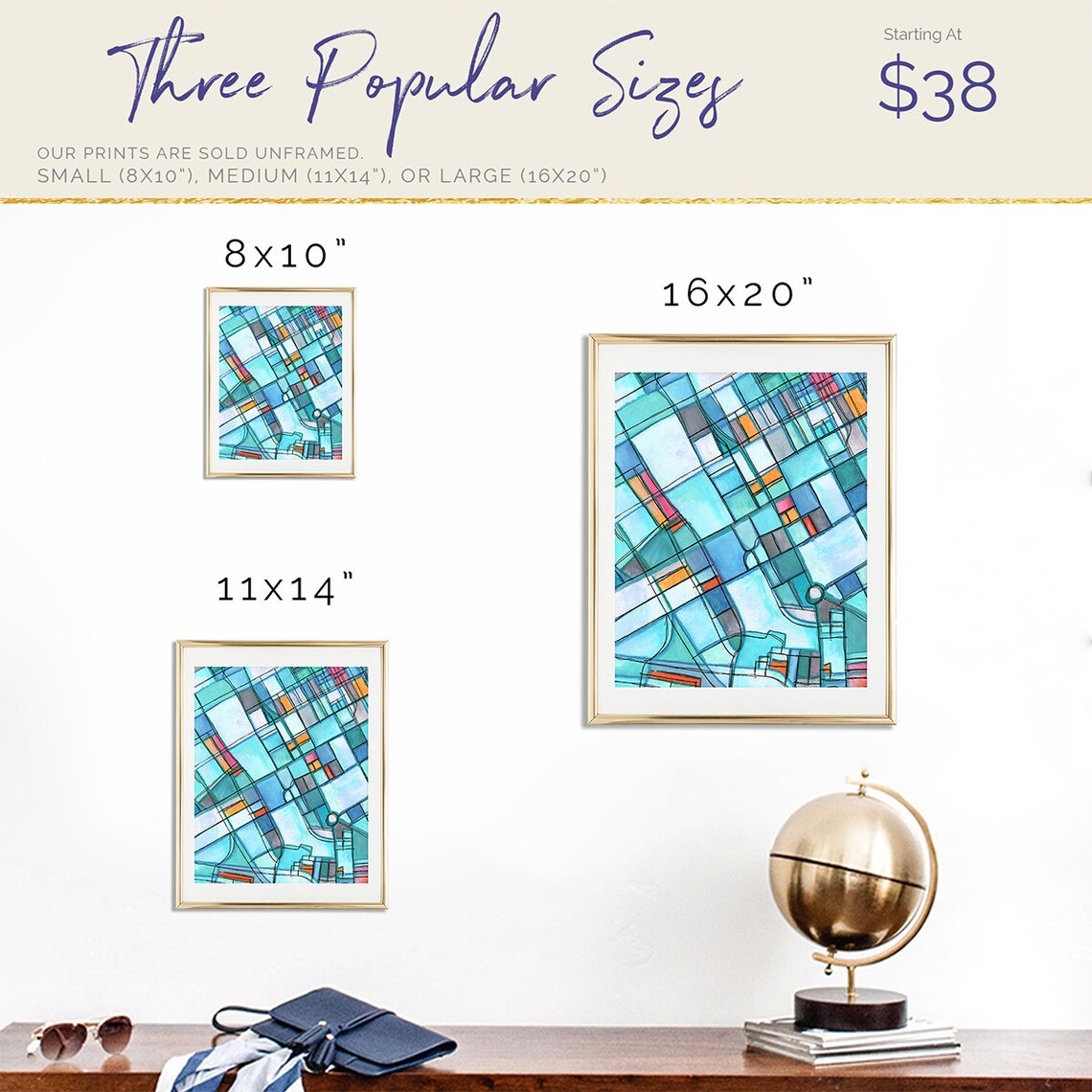 The Gulch Map Art Nashville Wall Art Farmhouse Decor Etsy