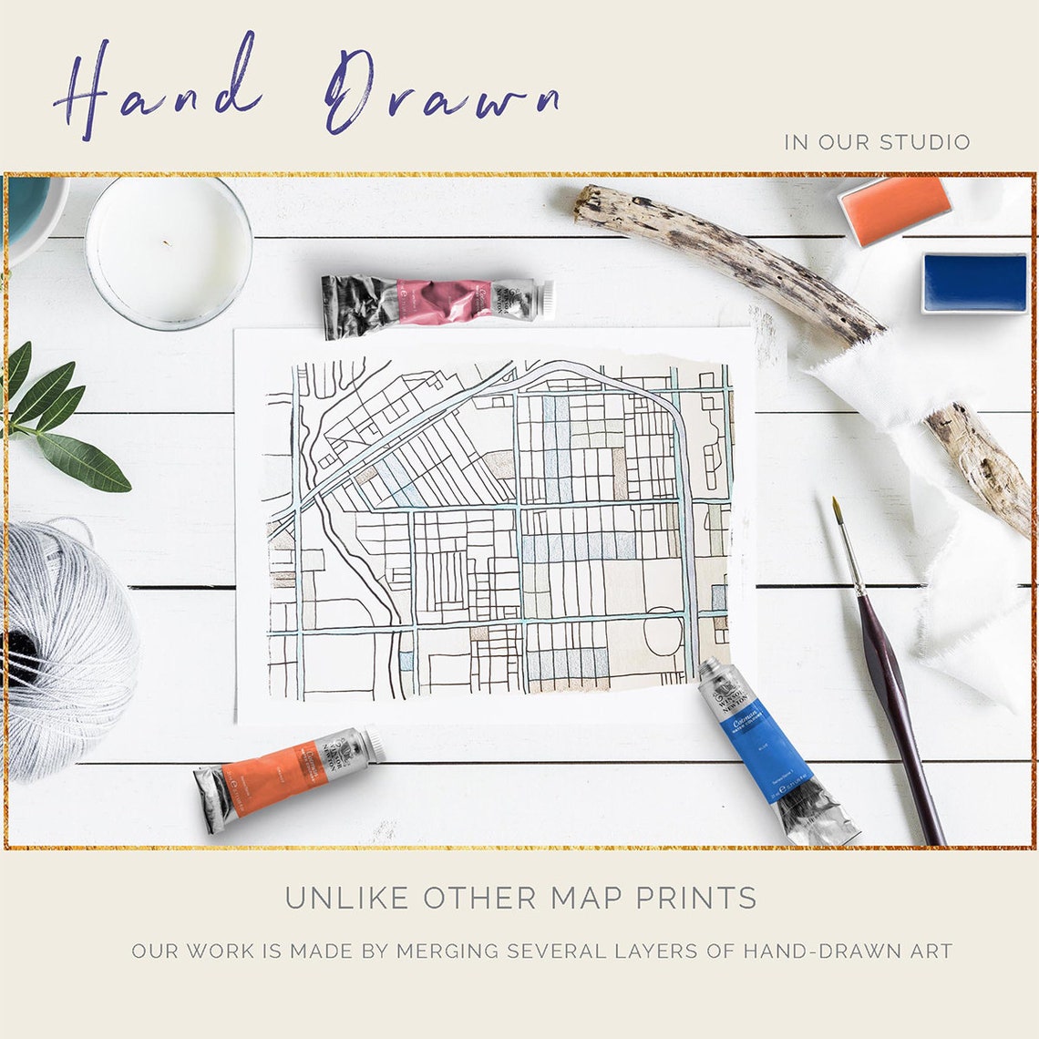 Bridgeport Chicago Art Print Chicago Map Wall Art Engagement Etsy