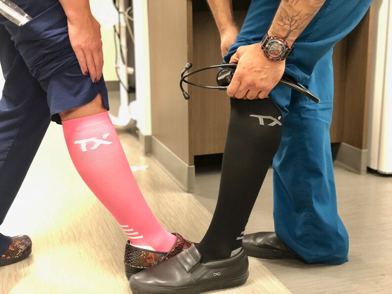 TX 2030mmhg Graduated Compression Socks for Nurses and Etsy
