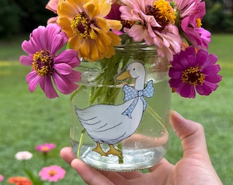80s - 90s Vintage Inspired Goose 2.8" x 3.1" Waterproof Die Cut Transparent / Glossy Sticker