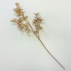 Sprankelend champagnegoud en nepparelbloesemtaktakken - 27&quot;