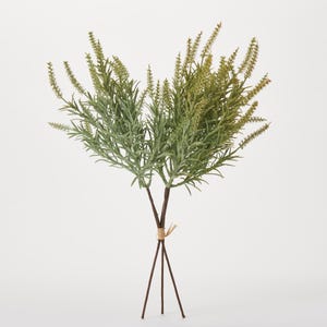 Sage Green Faux Astilbe Foliage Bundle of 3 Stems -18&quot;
