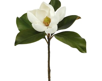 Real Touch Kleine Magnolienblüte 24 "Einzelstück oder 3er-Bundle