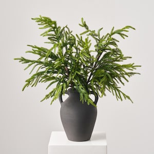 Norfolk Pine Extra Large Branch Spray Faux Winter Greenery - 39"
