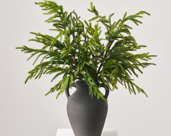 Norfolk Pine Extra Large Branch Spray Faux Winter Greenery - 39"