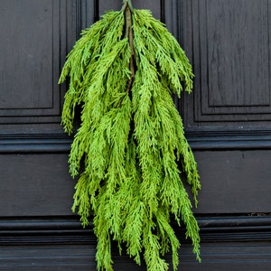 Real Touch Cedar Teardrop Christmas Holiday Swag