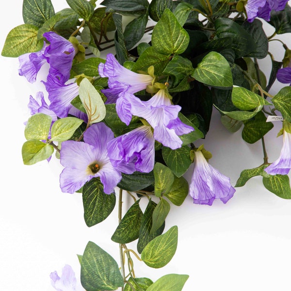 Lila Petunia Seide Faux Floral Bush - 45 cm