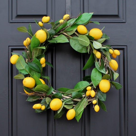 Lemon and Floral Summer Kitchen Decor - Willow Bloom Home