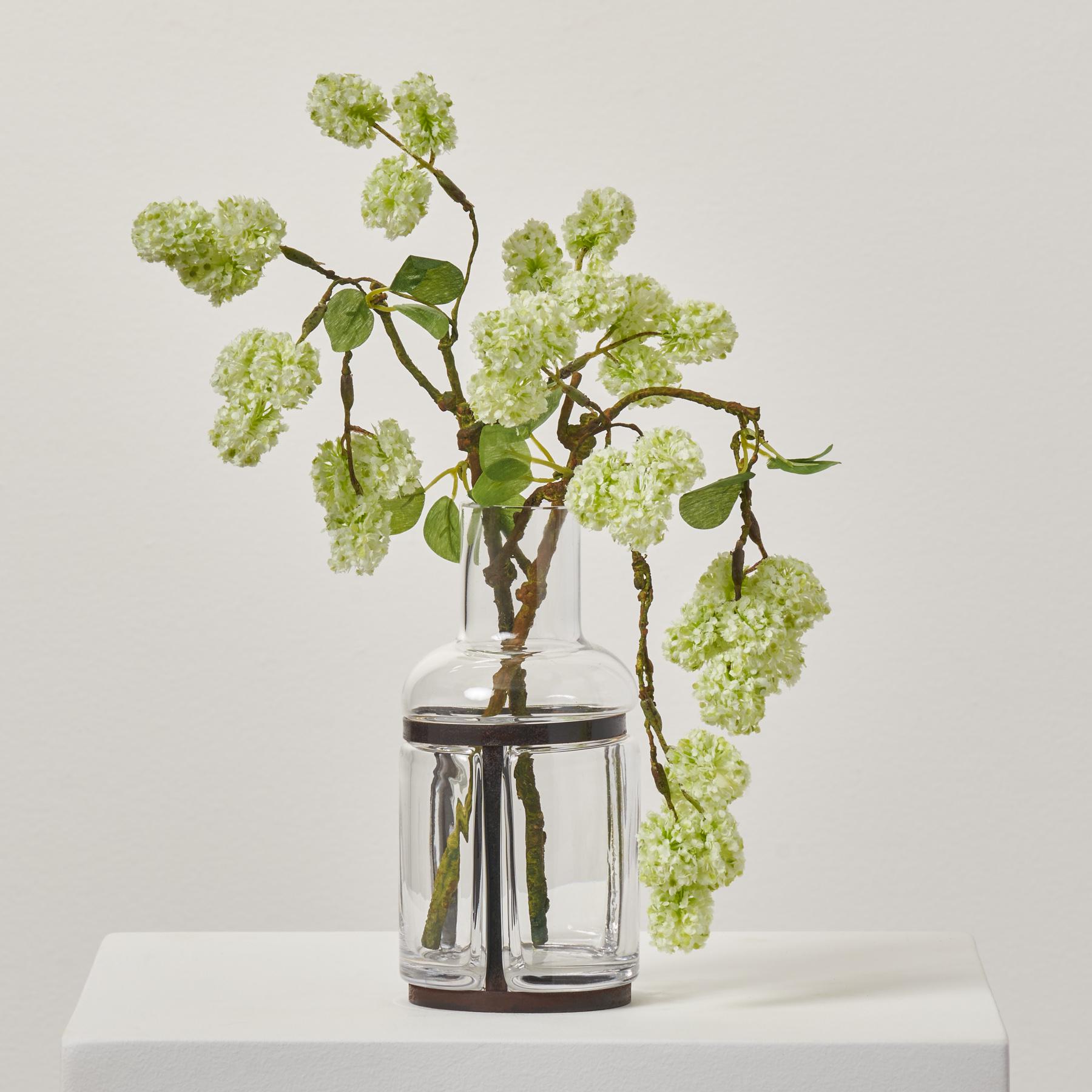 Green Mini Viburnum Everyday Spring Faux Foliage Stem Spray - 15"
