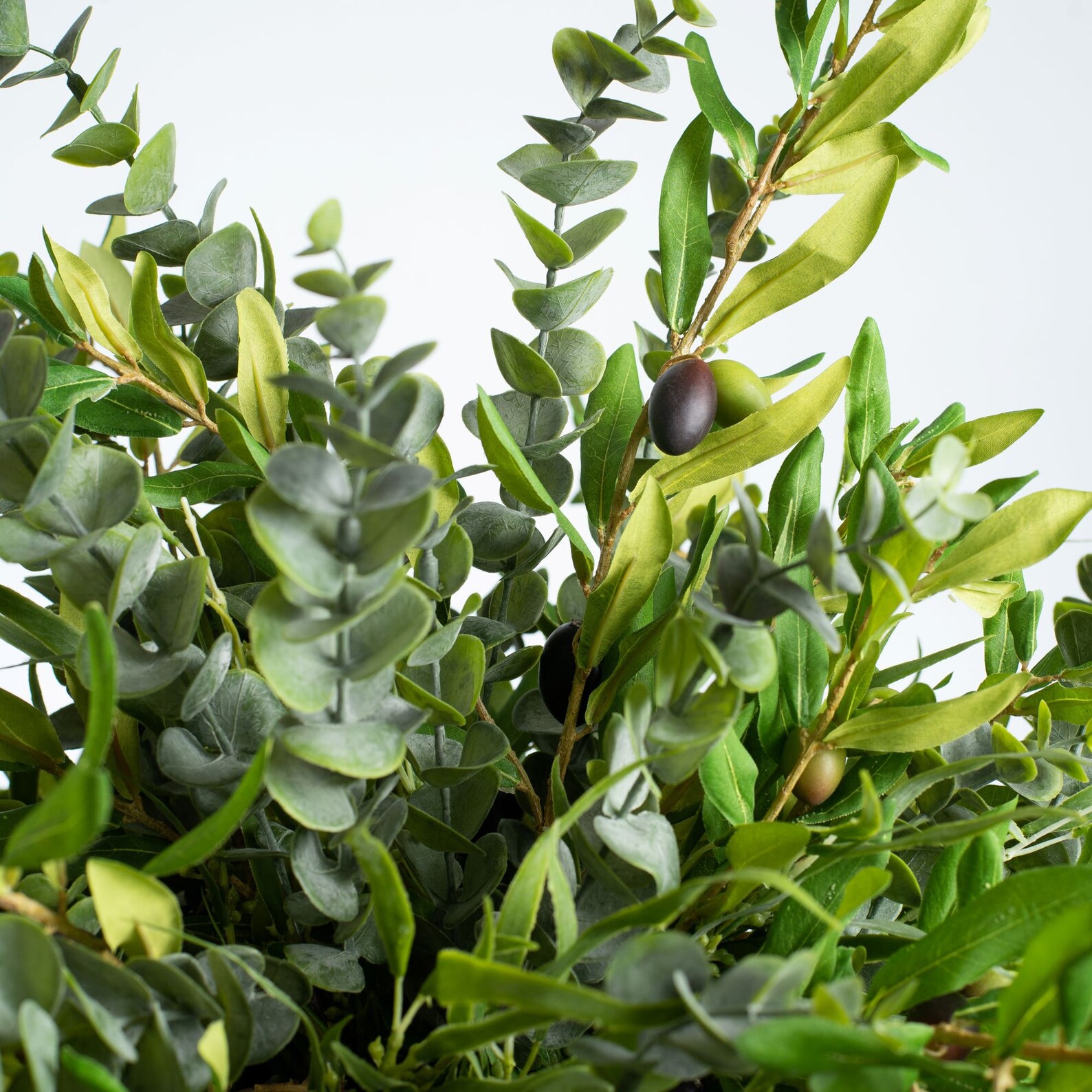 Large Faux Greenery Floral Arrangement With Weeping Willow Etsy