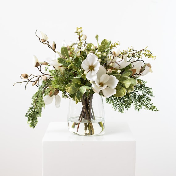 Hellebores Winter centerpiece  Preserved Floral Arrangements