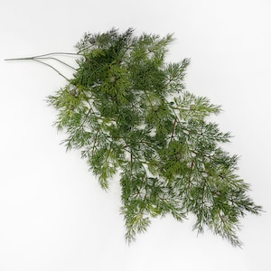 Real Touch Lux Seeding Juniper Large Hanging Branch Winter Bush 36&quot;