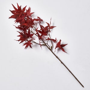 Burgunder-Roter Laub-Imitat-Imitat aus Zweigen des japanischen Fächerahorns - 70 cm