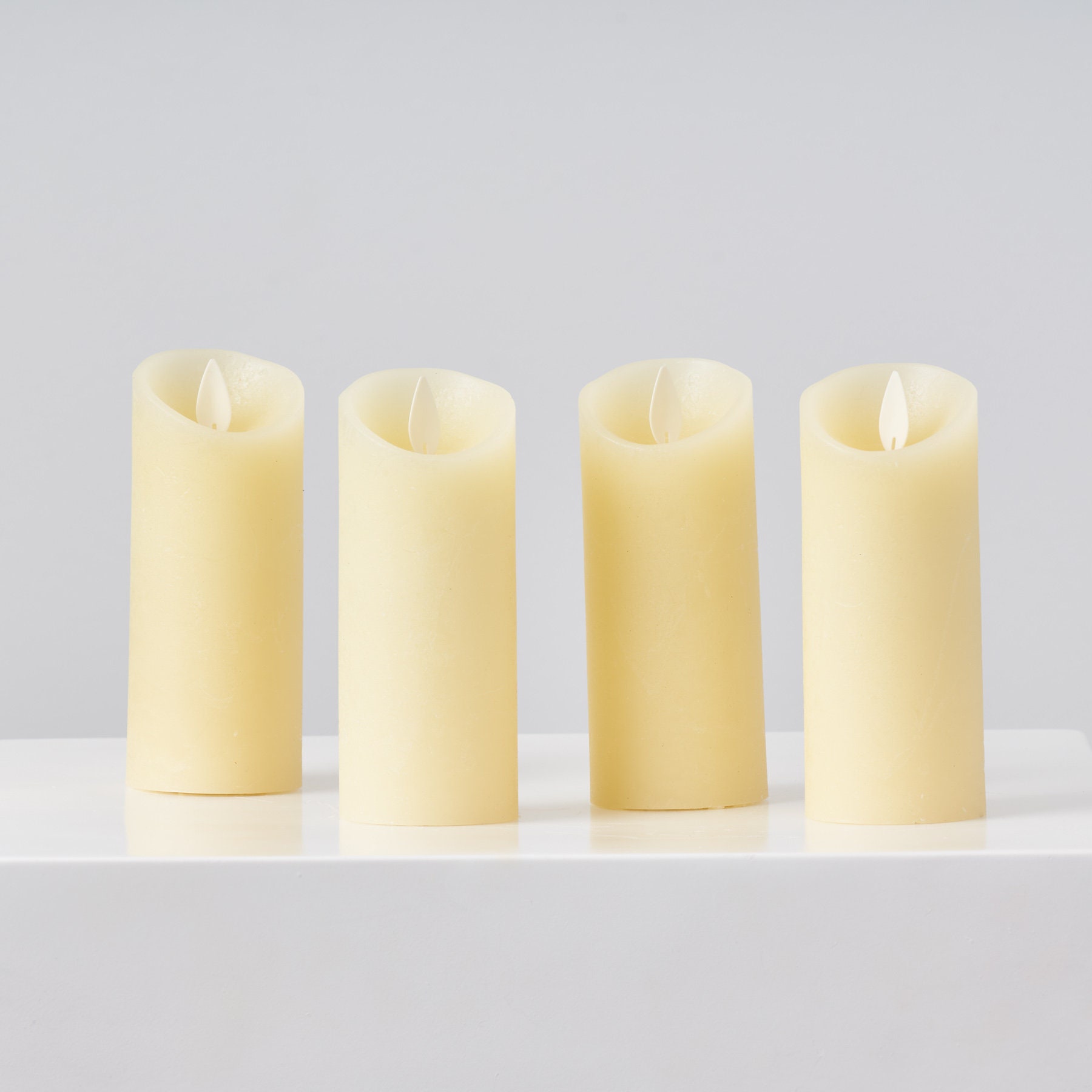 Paquet de 12 bougies chauffe-plat LED sans flamme alimentées par batterie