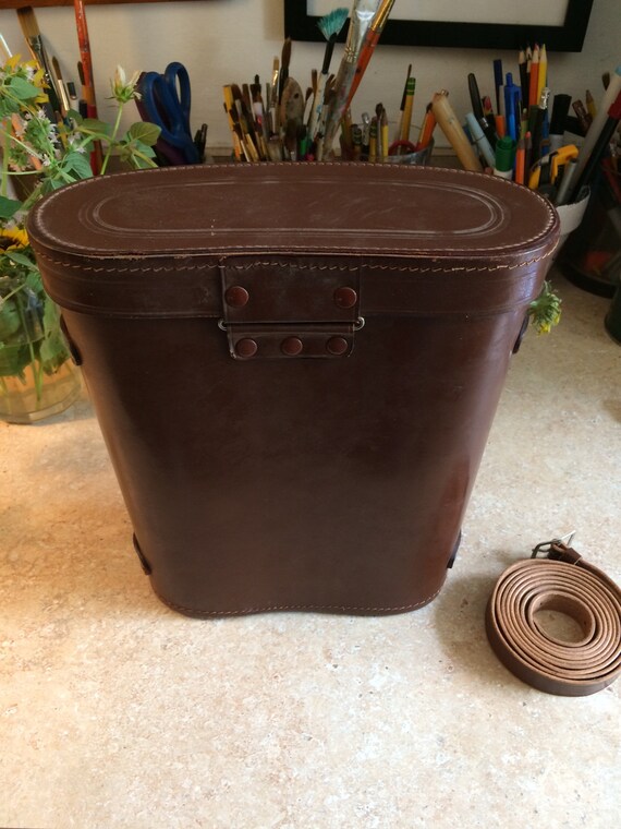 Étui Pour Jumelles Vintage Bushnell - Marron - Occasion - Étui Seul (sans Jumelles)