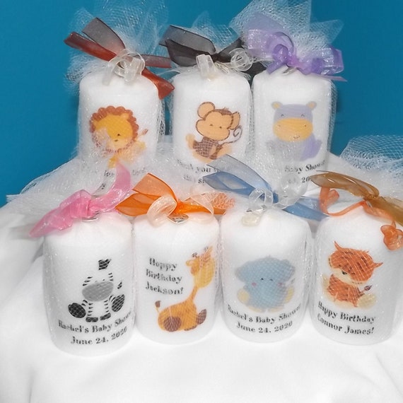 safari candles baby shower