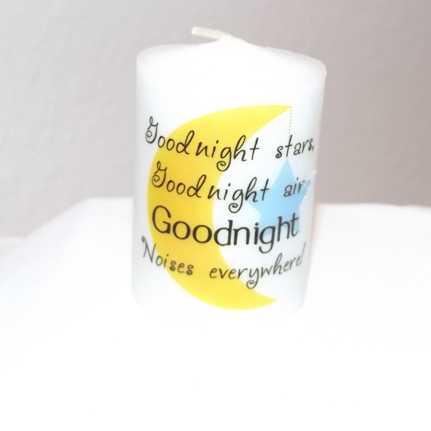 Goodnight Moon Storybook Candle Favors Birthday Baby Etsy
