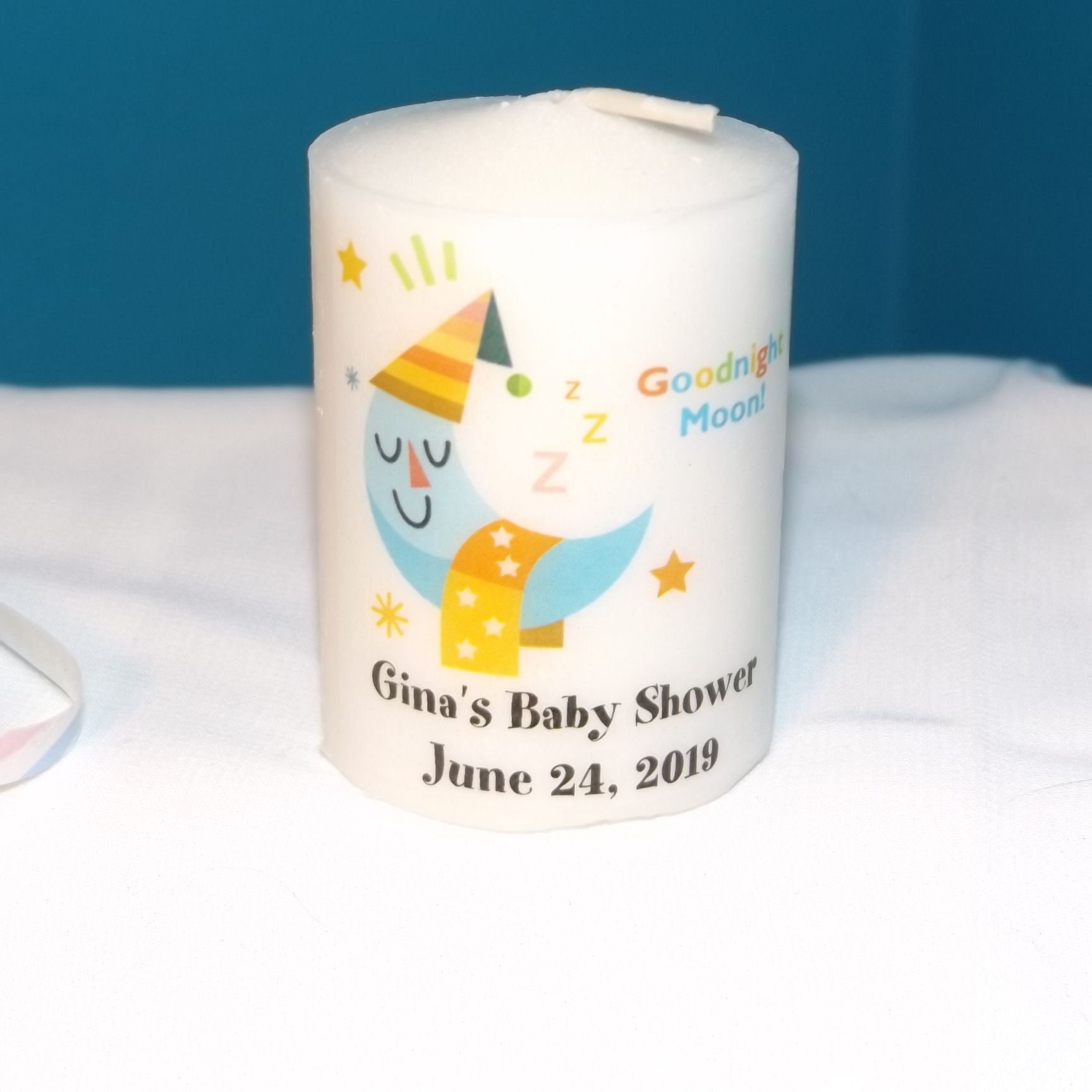 Goodnight Moon Storybook Candle Favors Birthday Baby Etsy