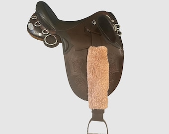 Sheepskin Stirrup Leather Covers, Equestrian Comfort