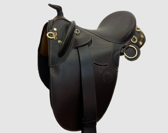 Bad Dog Ranch Australian Stock Saddle, Australian Saddle, pleasure saddle, trail saddle, Australian stock saddle