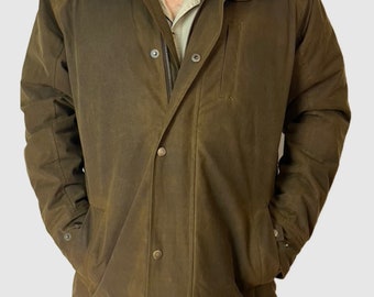 Men's oilskin jacket, men's jacket, men's waterproof jacket, men's windproof jacket, men's bomber jacket