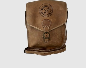 Leather Crossover Handbag, leather handbag, boho handbag