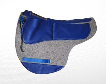 Felt Shimmed Saddle Pad, felt saddle pad, correction saddle pad, wool felt saddle pad