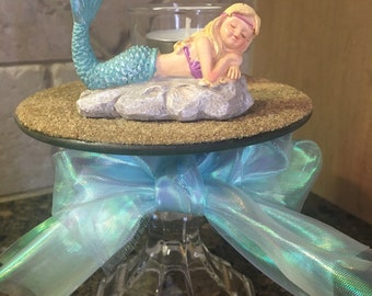 Mermaid Tea Light Candle Holder